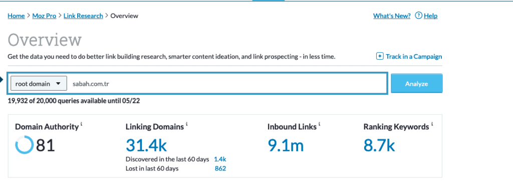 Otoriter Backlink Örneği