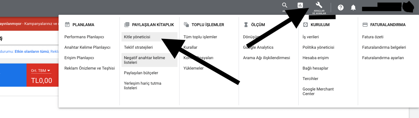 google ads dönüşüm