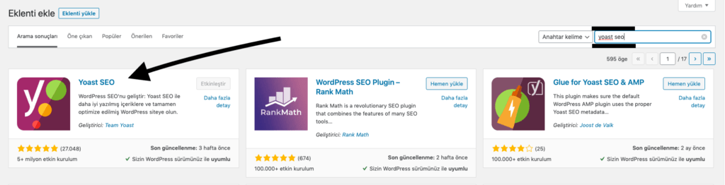 Wordpress Yoast SEO Kurulumu ve Ayarları