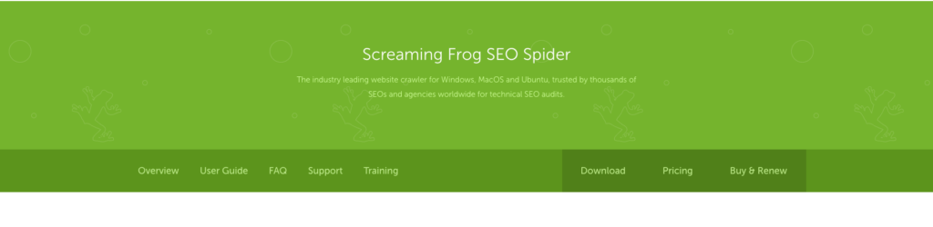 screaming frog ücretsiz seo araçları