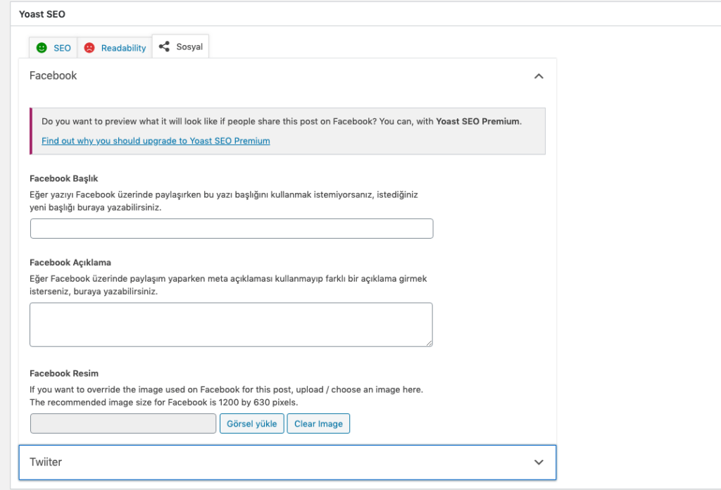 yoast seo meta kutusu sosyal bölümü görseli
