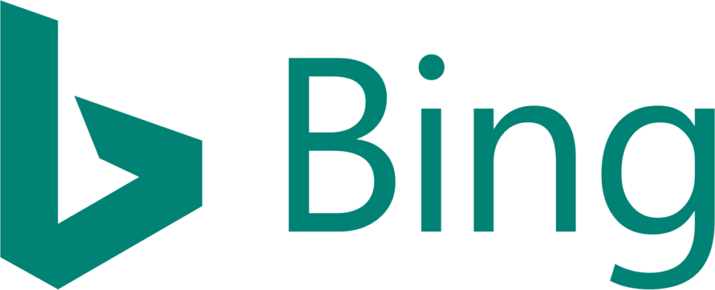 En popüler arama motorları, bing logo