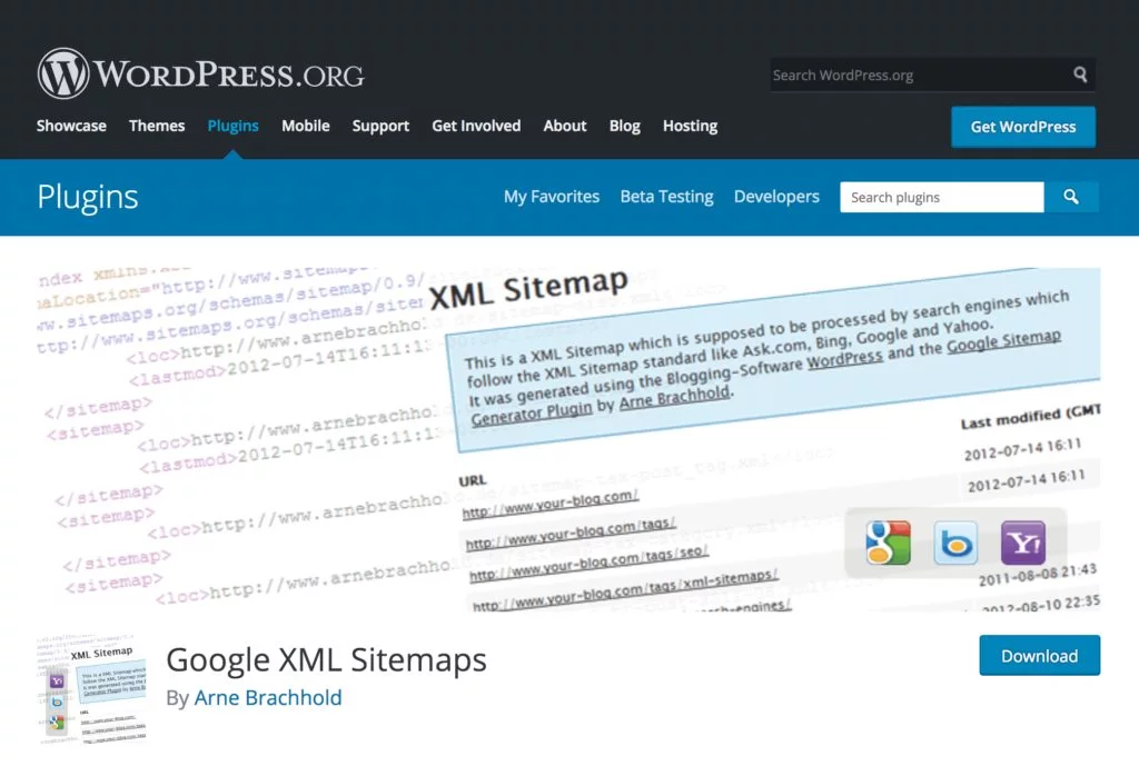 Google xml sitemaps generator