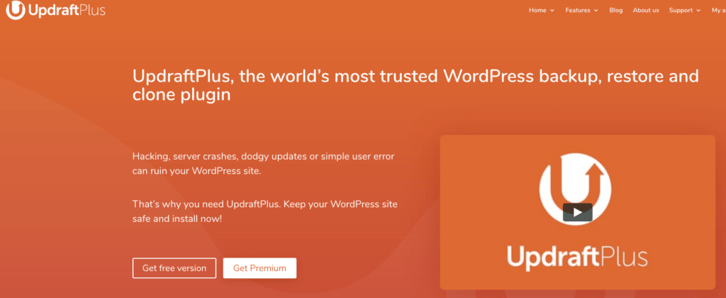 Updraft Plus - en iyi wordpress eklentileri