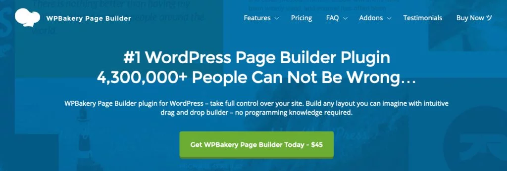 wpbakery page builder - en iyi wordpress eklentileri