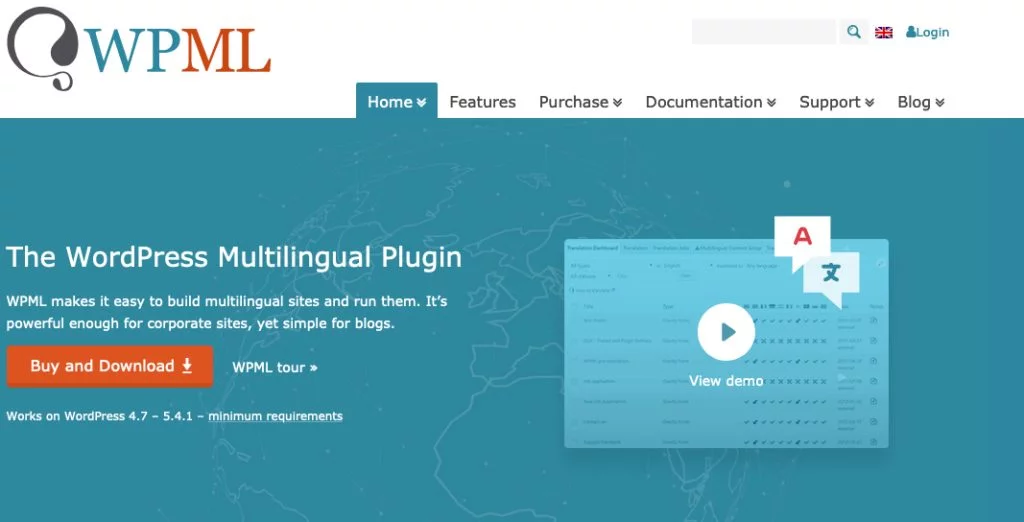 wpml çoklu dil desteği eklentisi - wordpress eklentileri