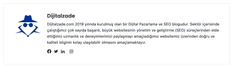 Dijitalzade.com yazar kutusu