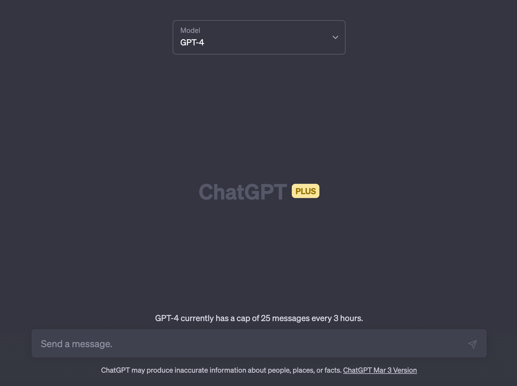 Chat GPT ana ekran